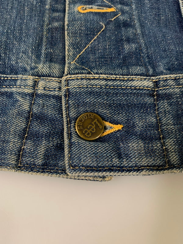 【現状渡し品】【メンズ】 Lee リー 50-60's DENIM JACKET 101-J VINTAGE 50-60年代 デニムジャケット ライトアウター Gジャン ヴィンテージ 146-251201-kk-28-min サイズ：38 カラー：ライトインディゴ 万代Net店