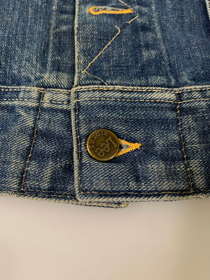【現状渡し品】【メンズ】 Lee リー 50-60's DENIM JACKET 101-J VINTAGE 50-60年代 デニムジャケット ライトアウター Gジャン ヴィンテージ 146-251201-kk-28-min サイズ：38 カラー：ライトインディゴ 万代Net店