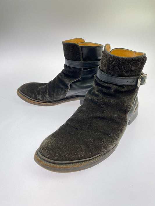 【現状渡し品】【メンズ】 MAKERS メーカーズ GILL JODHPUR BOOTS ギル ジョードプルブーツ 革靴 164-251203-kk-17-min サイズ：6 1/2 カラー：ブラック 万代Net店