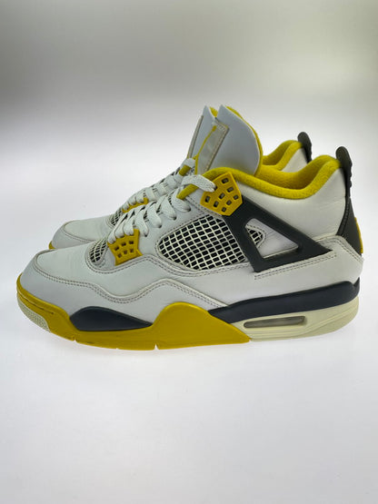 【中古品】【メンズ】 NIKE ナイキ WMNS AIR JORDAN 4 RETRO AQ9129-101 ウィメンズ エア ジョーダン 4 レトロ スニーカー 靴 160-251203-kk-06-min カラー：WHITE/COCONUT MILK-VIVID SULFUR 万代Net店