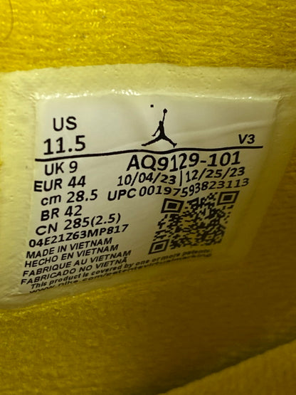 【中古品】【メンズ】 NIKE ナイキ WMNS AIR JORDAN 4 RETRO AQ9129-101 ウィメンズ エア ジョーダン 4 レトロ スニーカー 靴 160-251203-kk-06-min カラー：WHITE/COCONUT MILK-VIVID SULFUR 万代Net店