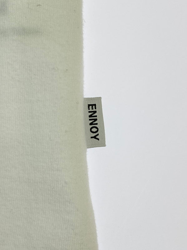 【中古品】【メンズ】 THE ENNOY PROFESSIONAL エンノイプロフェッショナル CIRCLE E DRIP SS TEE SS25BRENCT03AM 半袖 Tシャツ メンズ トップス 140-251205-em-13-min サイズ：M カラー：ホワイト 万代Net店
