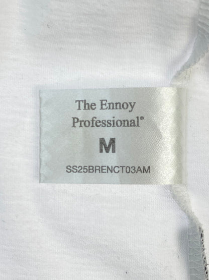 【中古品】【メンズ】 THE ENNOY PROFESSIONAL エンノイプロフェッショナル CIRCLE E DRIP SS TEE SS25BRENCT03AM 半袖 Tシャツ メンズ トップス 140-251205-em-13-min サイズ：M カラー：ホワイト 万代Net店