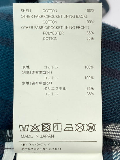 【中古品】【メンズ】 WTAPS ダブルタップス 24SS WCPO 01/LS/COTTON.FLANNEL.TEXTILE 241TQDT-SHM03 ロングスリーブ コットン フランネル テキスタイル 長袖シャツ トップス 142-251201-kk-47-min サイズ：01 カラー：グリーン 万代Net店