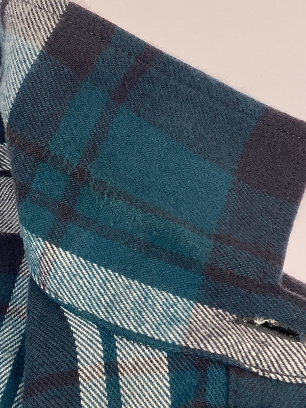 【中古品】【メンズ】 WTAPS ダブルタップス 24SS WCPO 01/LS/COTTON.FLANNEL.TEXTILE 241TQDT-SHM03 ロングスリーブ コットン フランネル テキスタイル 長袖シャツ トップス 142-251201-kk-47-min サイズ：01 カラー：グリーン 万代Net店