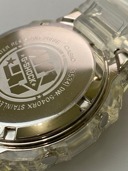 【中古品】【メンズ】 G-SHOCK ジーショック デジタル時計 DW-5040RX-7JR 腕時計 時計 196-251204-jt-19-min カラー：クリア 万代Net店