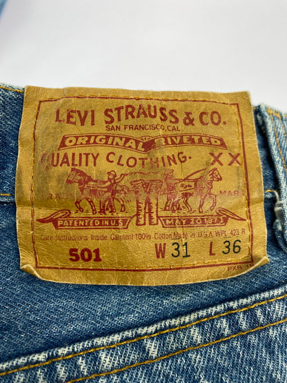 【中古品】【メンズ】 Levi's リーバイス 90'S 501 DENIM PANTS 90年代 デニムパンツ ボトムス 157-260410-jt-17-min サイズ：W31 L36 カラー：インディゴ 万代Net店