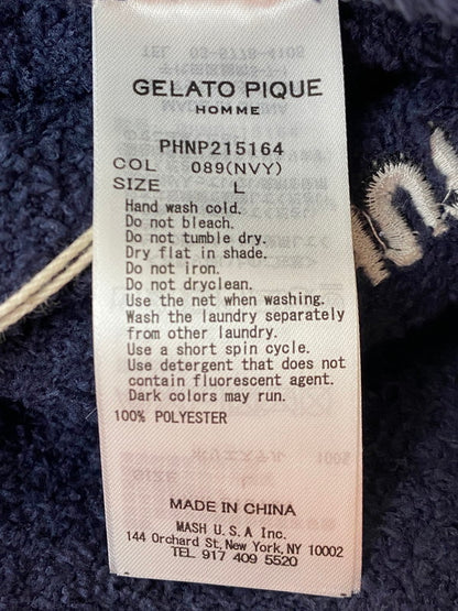 【中古美品】【レディース】 gelato pique ジェラートピケ ×PEANUTS ピーナッツ ルームウエア セットアップ 168-251204-jt-01-min サイズ：L カラー：ネイビー 万代Net店