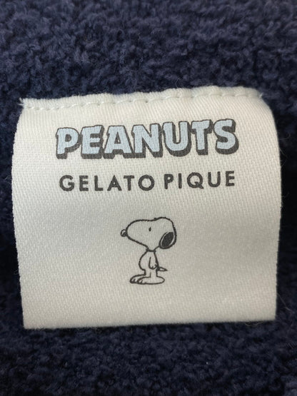 【中古美品】【レディース】 gelato pique ジェラートピケ ×PEANUTS ピーナッツ ルームウエア セットアップ 168-251204-jt-01-min サイズ：L カラー：ネイビー 万代Net店
