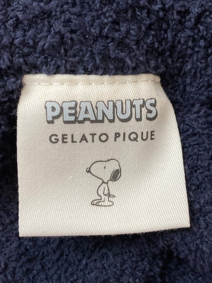【中古美品】【レディース】 gelato pique ジェラートピケ ×PEANUTS ピーナッツ ルームウエア セットアップ 168-251204-jt-01-min サイズ：L カラー：ネイビー 万代Net店