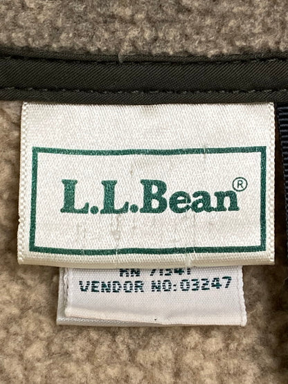 【中古品】【メンズ】 L.L.Bean エルエルビーン ZIP BOA FLEECE JACKET 90S ジップ ボア フリース ジャケット メンズ アウター ヴィンテージ フルジップ 146-251208-em-10-min サイズ：L カラー：ベージュ系 万代Net店