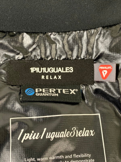 【中古品】【メンズ】 1piu1uguale3 RELAX ウノピゥウノウグァーレトレ リラックス SHIFFON USO-23093 シフォン プリマロフトコンビ中綿ジャケット アウター 141-251203-kk-30-min サイズ：L カラー：ブラック 万代Net店