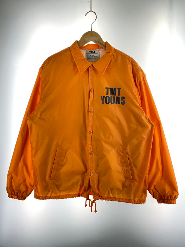 【中古美品】【メンズ】 TMT ティーエムティー BOA PRINT COACH JACKET ORANGE JK-S22SP03 ボア プリント コーチ ジャケット ジャンパー ブルゾン メンズ アウター 140-251205-em-41-min サイズ：L カラー：オレンジ 万代Net店