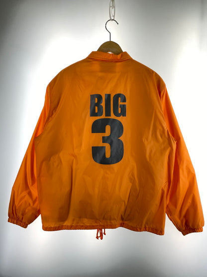 【中古美品】【メンズ】 TMT ティーエムティー BOA PRINT COACH JACKET ORANGE JK-S22SP03 ボア プリント コーチ ジャケット ジャンパー ブルゾン メンズ アウター 140-251205-em-41-min サイズ：L カラー：オレンジ 万代Net店