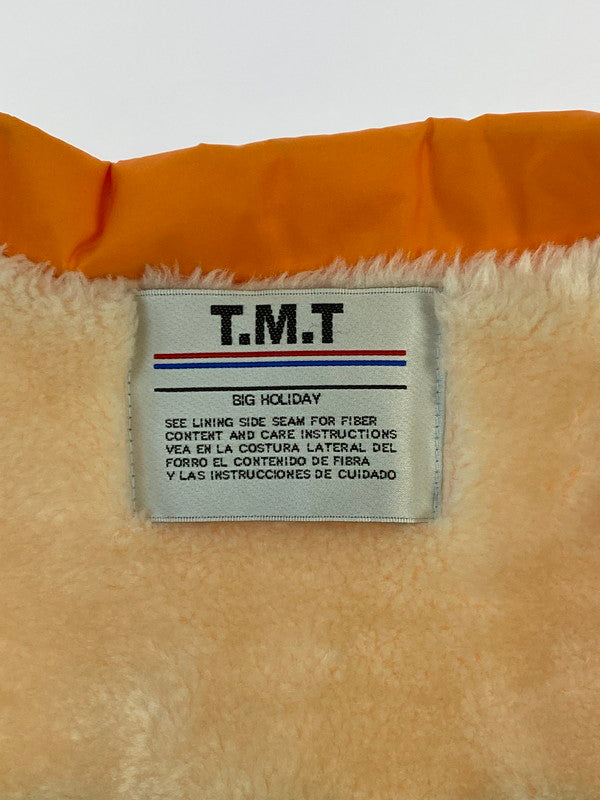 【中古美品】【メンズ】 TMT ティーエムティー BOA PRINT COACH JACKET ORANGE JK-S22SP03 ボア プリント コーチ ジャケット ジャンパー ブルゾン メンズ アウター 140-251205-em-41-min サイズ：L カラー：オレンジ 万代Net店