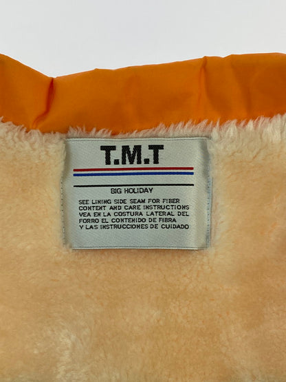 【中古美品】【メンズ】 TMT ティーエムティー BOA PRINT COACH JACKET ORANGE JK-S22SP03 ボア プリント コーチ ジャケット ジャンパー ブルゾン メンズ アウター 140-251205-em-41-min サイズ：L カラー：オレンジ 万代Net店