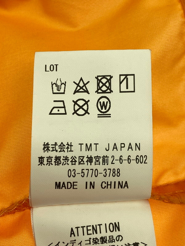 【中古美品】【メンズ】 TMT ティーエムティー BOA PRINT COACH JACKET ORANGE JK-S22SP03 ボア プリント コーチ ジャケット ジャンパー ブルゾン メンズ アウター 140-251205-em-41-min サイズ：L カラー：オレンジ 万代Net店