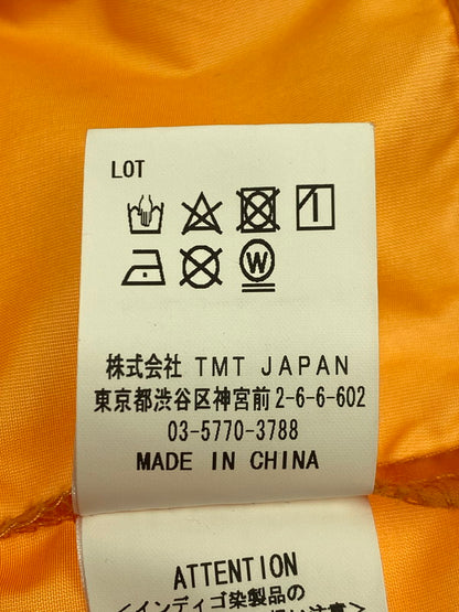 【中古美品】【メンズ】 TMT ティーエムティー BOA PRINT COACH JACKET ORANGE JK-S22SP03 ボア プリント コーチ ジャケット ジャンパー ブルゾン メンズ アウター 140-251205-em-41-min サイズ：L カラー：オレンジ 万代Net店
