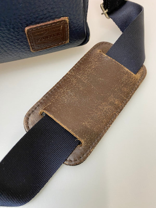【現状渡し品】【メンズ】 PORTER ポーター BLEND 2WAY BRIEFCASE 192-04219 ブレンド 2ウェイ ブリーフケース カバン 188-251204-jt-17-min カラー：ネイビー 万代Net店