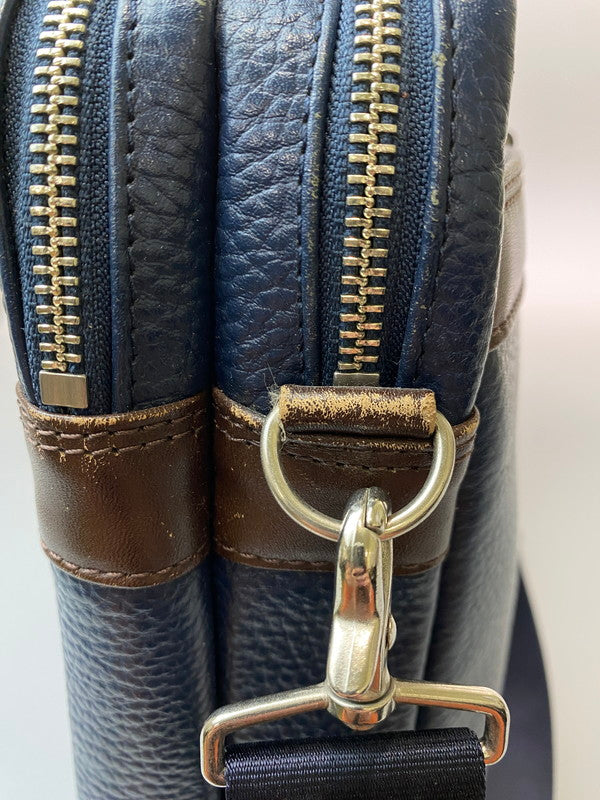 【現状渡し品】【メンズ】 PORTER ポーター BLEND 2WAY BRIEFCASE 192-04219 ブレンド 2ウェイ ブリーフケース カバン 188-251204-jt-17-min カラー：ネイビー 万代Net店