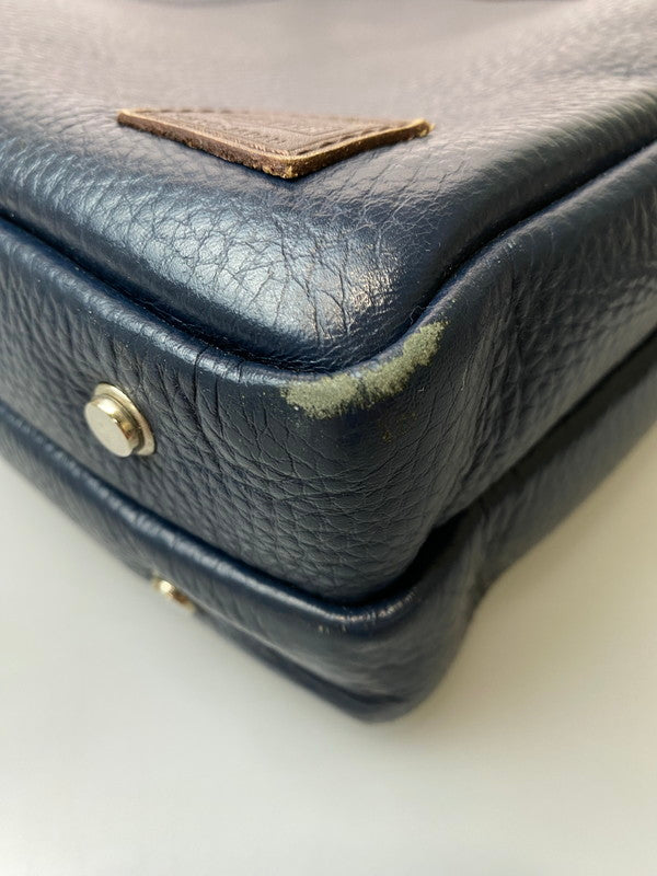 【現状渡し品】【メンズ】 PORTER ポーター BLEND 2WAY BRIEFCASE 192-04219 ブレンド 2ウェイ ブリーフケース カバン 188-251204-jt-17-min カラー：ネイビー 万代Net店