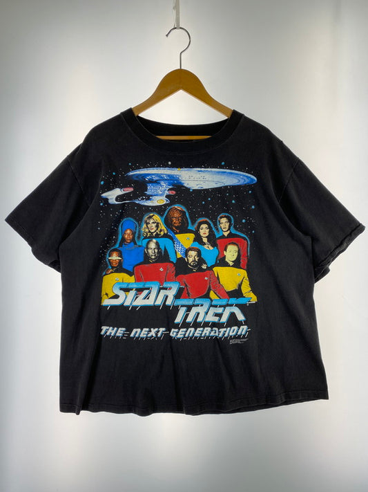 【現状渡し品】【メンズ】 STAR TREK 90'S PROMO TEE スタートレック 90年代 プロモ Tシャツ ヴィンテージ 半袖 プリント ムービー 146-251205-em-34-min サイズ：XL カラー：ブラック 万代Net店