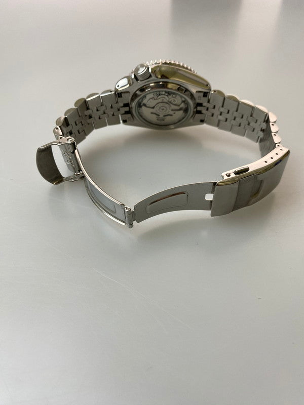 【中古品】【メンズ】 SEIKO セイコー SKX SERIES 5 SPORTS アナログ 自動巻き 腕時計 4R34-00A0 スカイシリーズ ５スポーツ 時計 195-251204-jt-20-min カラー：シルバー 万代Net店