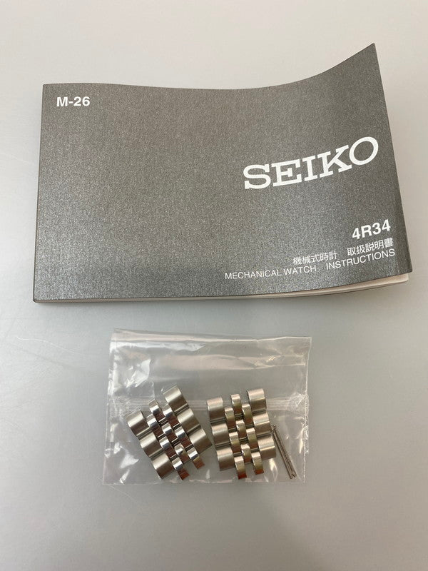 【中古品】【メンズ】 SEIKO セイコー SKX SERIES 5 SPORTS アナログ 自動巻き 腕時計 4R34-00A0 スカイシリーズ ５スポーツ 時計 195-251204-jt-20-min カラー：シルバー 万代Net店
