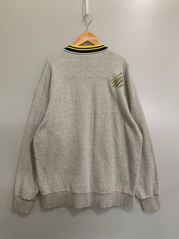 【中古品】【メンズ】 FUBU フブ LOGO SWEATSHIRT ロゴ スウェット トレーナー 146-260714-ta-36-min サイズ：XL カラー：グレー 万代Net店