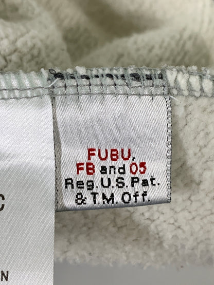 【中古品】【メンズ】 FUBU フブ LOGO SWEATSHIRT ロゴ スウェット トレーナー 146-260714-ta-36-min サイズ：XL カラー：グレー 万代Net店