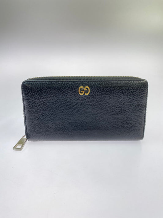 【中古品】【メンズ/レディース】 GUCCI グッチ ドリアン ラウンドファスナーウォレット 473928 長財布 ロング ウォレット 181-251205-em-08-min カラー：ブラック 万代Net店