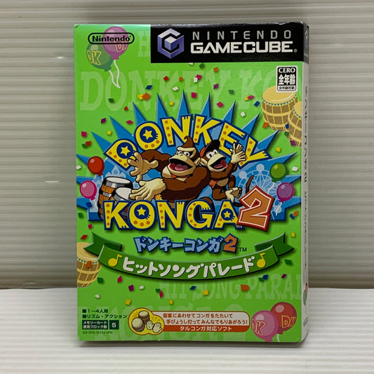 【中古品】 Nintendo ニンテンドー GCソフト ドンキーコンガ２ ゲームソフト ゲームキューブソフト 023-260426-hu-08-min 万代Net店