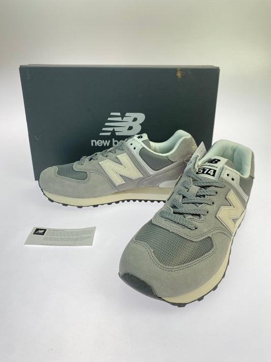 【中古美品】【メンズ】 NEW BALANCE ニューバランス U574UL2 スニーカー メンズ シューズ スエード メッシュアッパー 靴 163-251205-em-01-min サイズ：26.0cm カラー：Grey with Off White 万代Net店