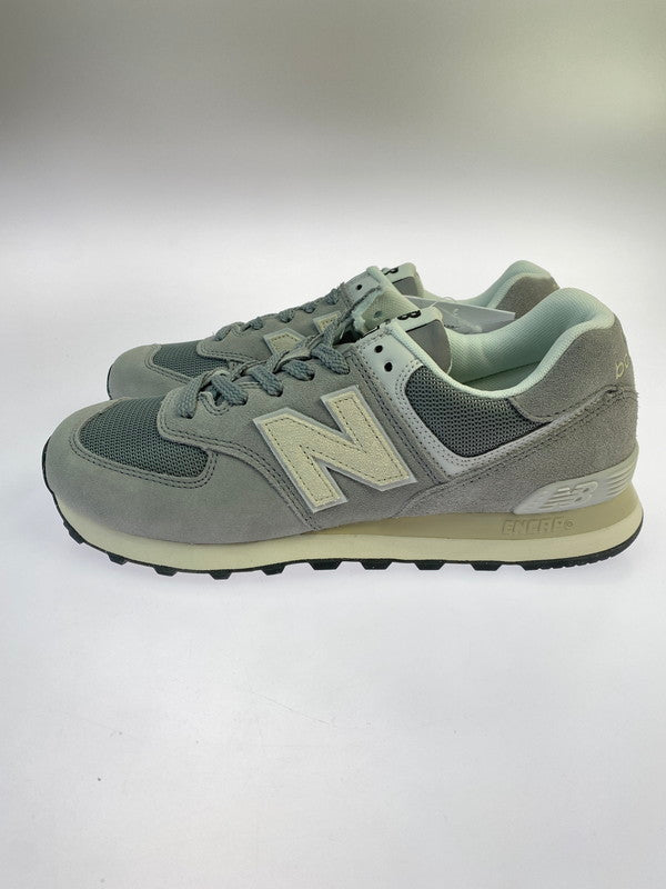 【中古美品】【メンズ】 NEW BALANCE ニューバランス U574UL2 スニーカー メンズ シューズ スエード メッシュアッパー 靴 163-251205-em-01-min サイズ：26.0cm カラー：Grey with Off White 万代Net店