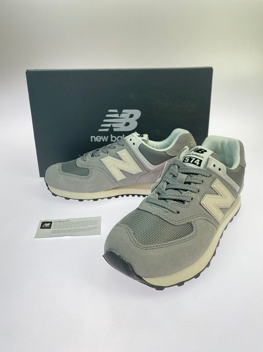 【中古美品】【メンズ】 NEW BALANCE ニューバランス U574UL2 スニーカー メンズ シューズ スエード メッシュアッパー 靴 163-251205-em-02-min サイズ：26.0cm カラー：Grey with Off White 万代Net店