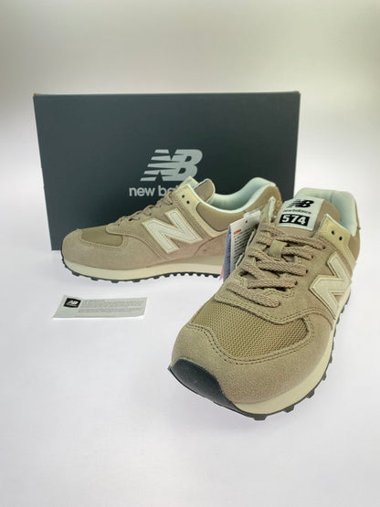 【中古美品】【メンズ】 NEW BALANCE ニューバランス U574WO2 スニーカー メンズ シューズ 靴 スエード メッシュアッパー 163-251205-em-03-min サイズ：26.0cm カラー：BEIGE with OFF WHITE 万代Net店
