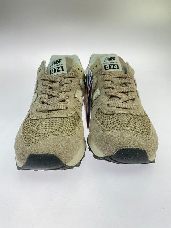 【中古美品】【メンズ】 NEW BALANCE ニューバランス U574WO2 スニーカー メンズ シューズ 靴 スエード メッシュアッパー 163-251205-em-03-min サイズ：26.0cm カラー：BEIGE with OFF WHITE 万代Net店