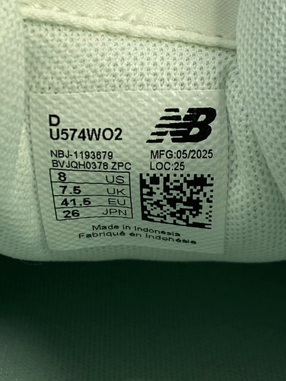 【中古美品】【メンズ】 NEW BALANCE ニューバランス U574WO2 スニーカー メンズ シューズ 靴 スエード メッシュアッパー 163-251205-em-03-min サイズ：26.0cm カラー：BEIGE with OFF WHITE 万代Net店