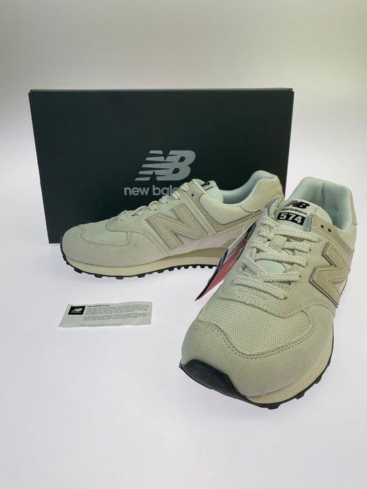【中古美品】【メンズ】 NEW BALANCE ニューバランス U574OF2 スニーカー メンズ シューズ 靴 163-251205-em-04-min サイズ：27.5cm カラー：OFF WHITE with ALUMINUM GREY 万代Net店