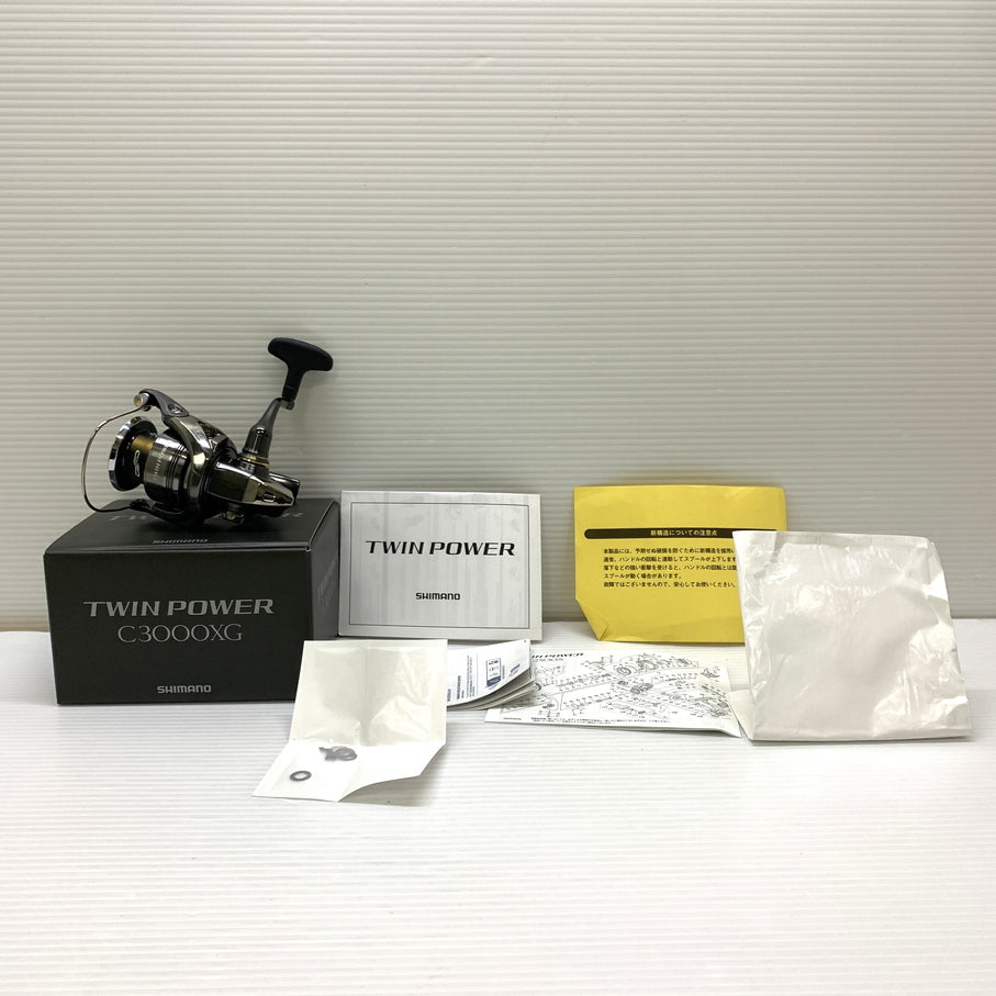 【中古品】 SHIMANO シマノ 24 TWINPOWER ツインパワー C3000XG スピニングリール 釣具 134-251208-cn-3-min 万代Net店