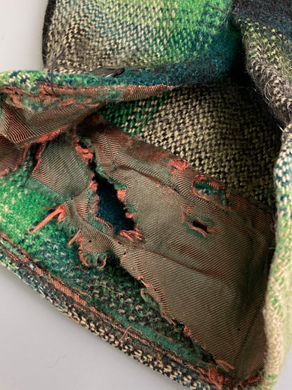 【中古品】【メンズ】 CAL-RAY キャル レイ 50-60S BUFFALO CHECK ZIP JACKET 50-60年代 CROWN片爪ジップ バッファロー チェック ジップ ジャケット アウター 146-251204-jt-30-min カラー：グリーン系 万代Net店