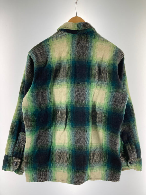 【中古品】【メンズ】 CAL-RAY キャル レイ 50-60S BUFFALO CHECK ZIP JACKET 50-60年代 CROWN片爪ジップ バッファロー チェック ジップ ジャケット アウター 146-251204-jt-30-min カラー：グリーン系 万代Net店