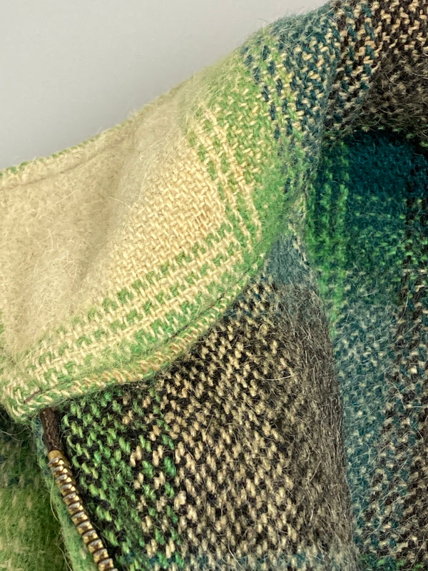 【中古品】【メンズ】 CAL-RAY キャル レイ 50-60S BUFFALO CHECK ZIP JACKET 50-60年代 CROWN片爪ジップ バッファロー チェック ジップ ジャケット アウター 146-251204-jt-30-min カラー：グリーン系 万代Net店