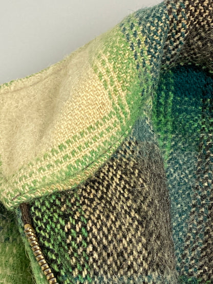 【中古品】【メンズ】 CAL-RAY キャル レイ 50-60S BUFFALO CHECK ZIP JACKET 50-60年代 CROWN片爪ジップ バッファロー チェック ジップ ジャケット アウター 146-251204-jt-30-min カラー：グリーン系 万代Net店