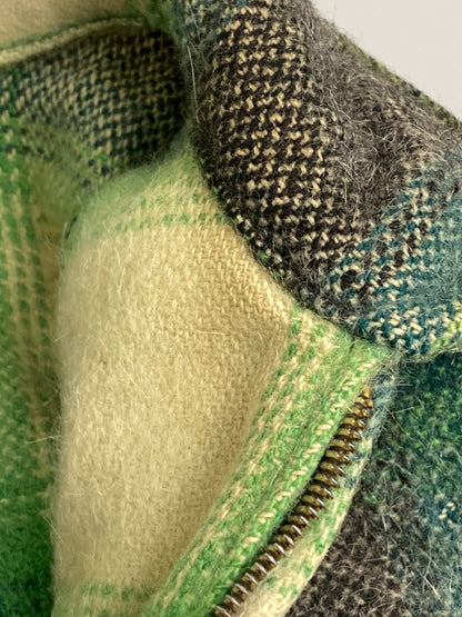 【中古品】【メンズ】 CAL-RAY キャル レイ 50-60S BUFFALO CHECK ZIP JACKET 50-60年代 CROWN片爪ジップ バッファロー チェック ジップ ジャケット アウター 146-251204-jt-30-min カラー：グリーン系 万代Net店