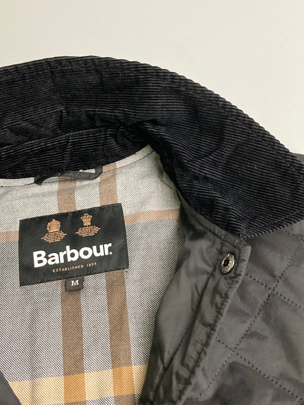 【中古品】【メンズ】 Barbour バーブァー HERRON QUILT JACKET MQU132 ヘロン キルト ジャケット アウター 144-251204-jt-31-min サイズ：M カラー：ブラック 万代Net店