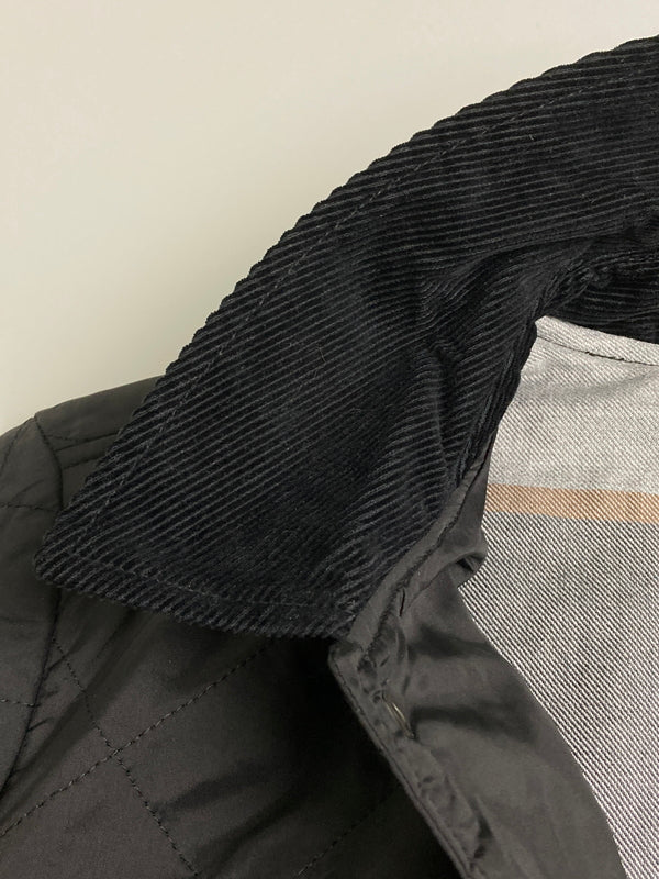 【中古品】【メンズ】 Barbour バーブァー HERRON QUILT JACKET MQU132 ヘロン キルト ジャケット アウター 144-251204-jt-31-min サイズ：M カラー：ブラック 万代Net店