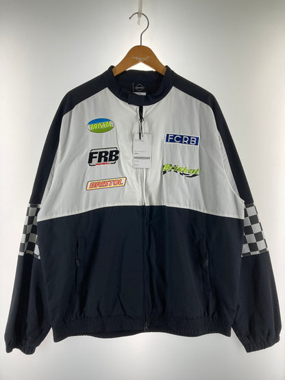 【中古美品】【メンズ】 F.C.REAL BRISTOL MULTI LOGO SUPPORTER JACKET FCRB-190026 エフシーレアルブリストル マルチロゴサポータージャケット ライトアウター 142-251203-yn-04-min サイズ：XL カラー：ホワイト/ブラック 万代Net店