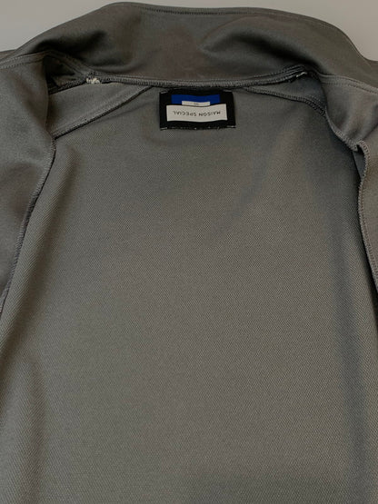 【中古品】【メンズ】 MAISON SPECIAL メゾンスペシャル PRIME-OVER CROCHET LINE TRACK JACKET プライムオーバー クロシェライン トラックジャケット 11232111301 メンズ 141-260703-hu-26-min サイズ：00 カラー：グレー 万代Net店