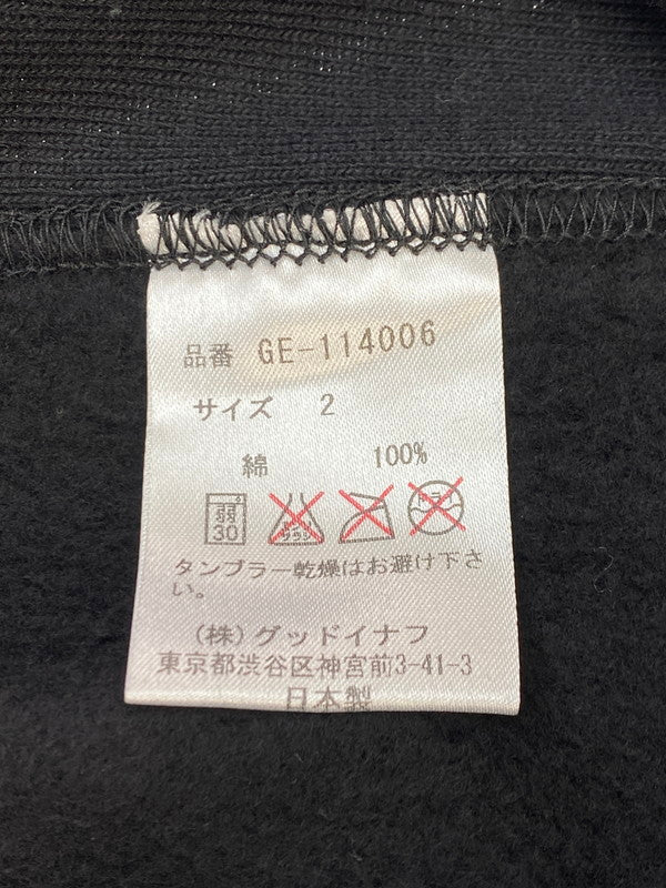 【中古品】【メンズ】 GOODENOUGH グッドイナフ WORKING CLASS HOODIE GE-114006 ワキング クラス フーディ パーカー メンズ トップス 142-251205-em-20-min サイズ：2 カラー：ブラック 万代Net店